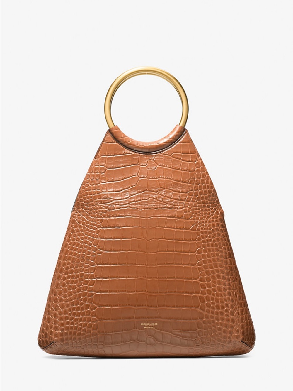 Michael Kors Ursula Large Crocodile Leather Ring Tote